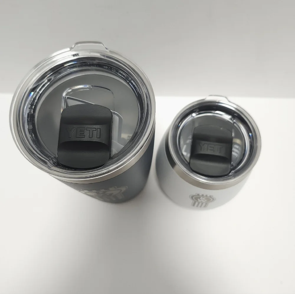 Yeti Rambler 20 oz And 10 oz Magslider kenworth Trucks Blue White NEW - Picture 2 of 6